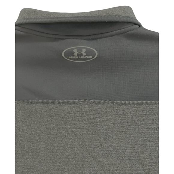 Under Armour Fleece Jacket Mens Large L 1/4 Zip Cold‎ Gear Pullover - Picture 7 of 11